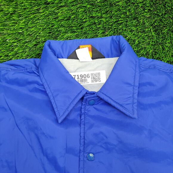 Vintage 70s Windbreaker Coach Jacket Large 25x28 Baggy USA - Picture 12 of 13